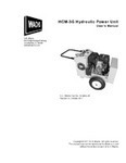 HCM-3G Hydraulic Power Unit Owner Manual