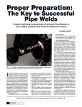 Proper Preparation: The Key to Successful Pipe Welds